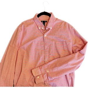 Men’s Large GAP button down shirt Red